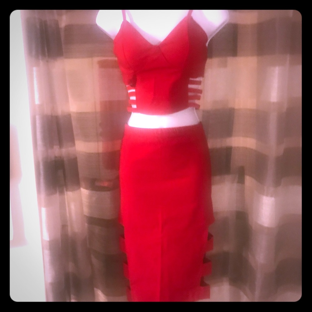 Brand New Bright Red Pencil Skirts